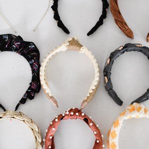 9 Assorted Anthropologie Headbands